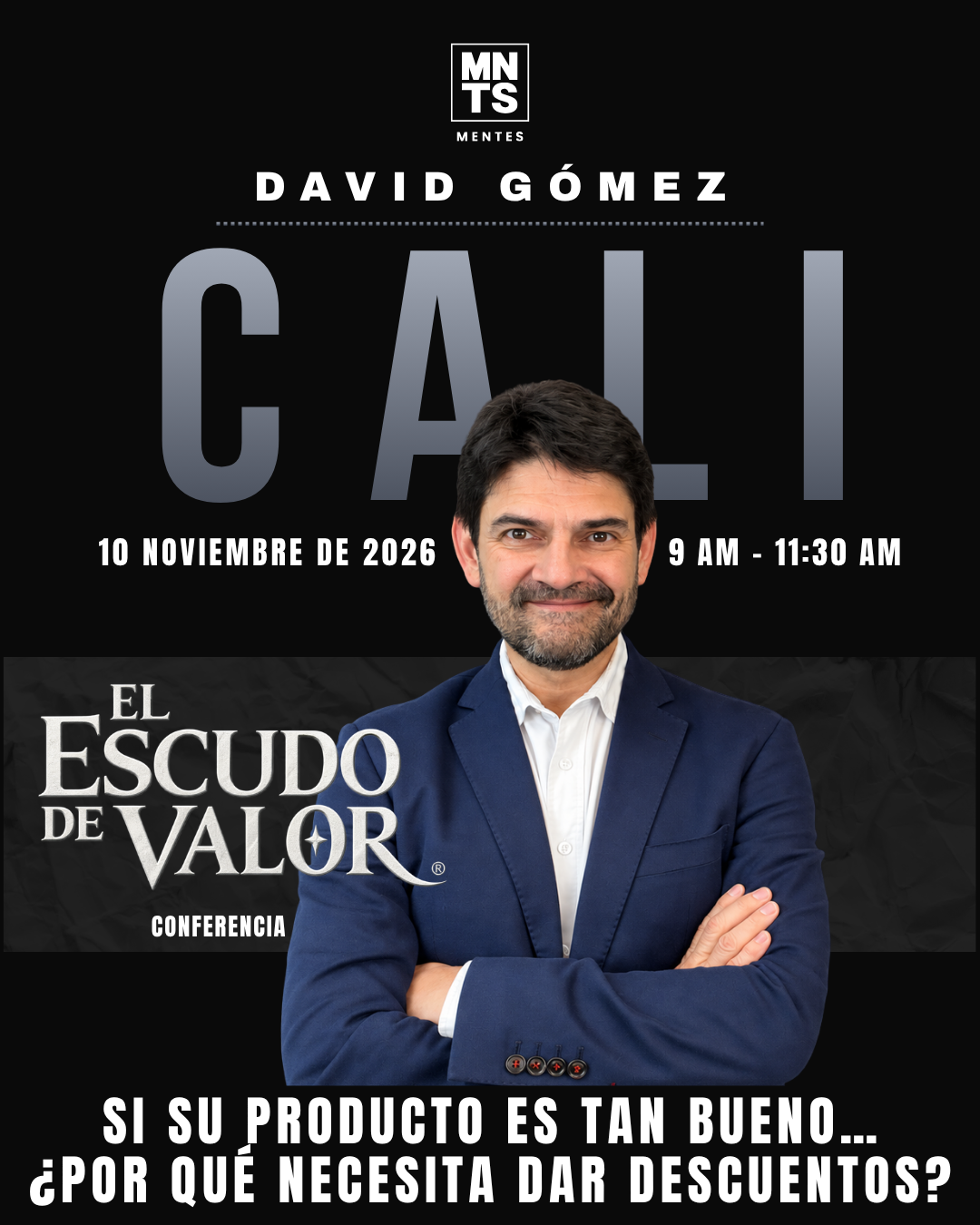 Cartel oficial — David Gómez: El Escudo de Valor, Cali